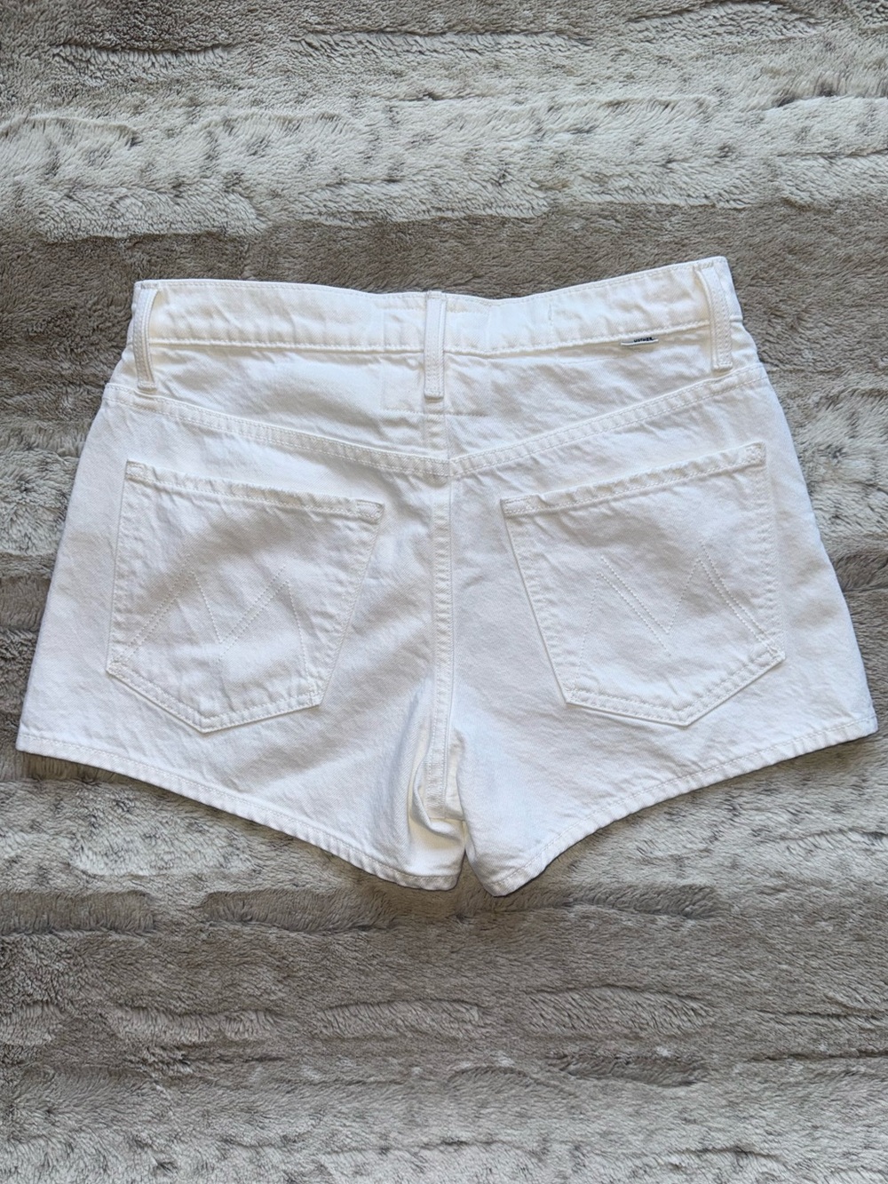 MOTHER The Dodger Denim Shorts in Picket Fence Size 27 - Picture 6 of 16